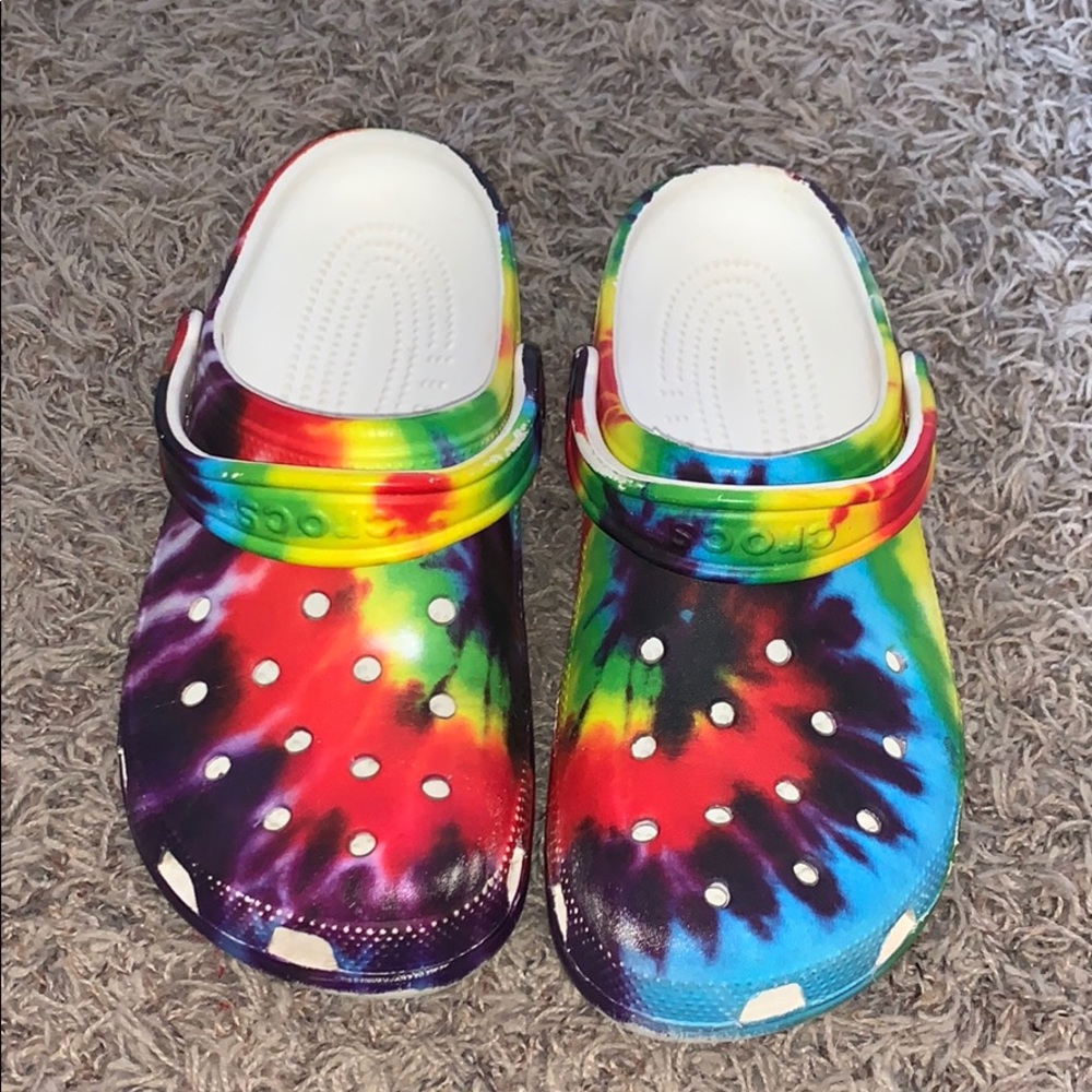 Rainbow Crocs